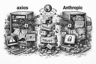 Axios e Anthropic: duas falhas diferentes, o mesmo abalo de confiança