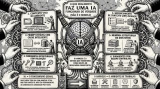 O que realmente faz uma IA funcionar de verdade (não é o modelo)